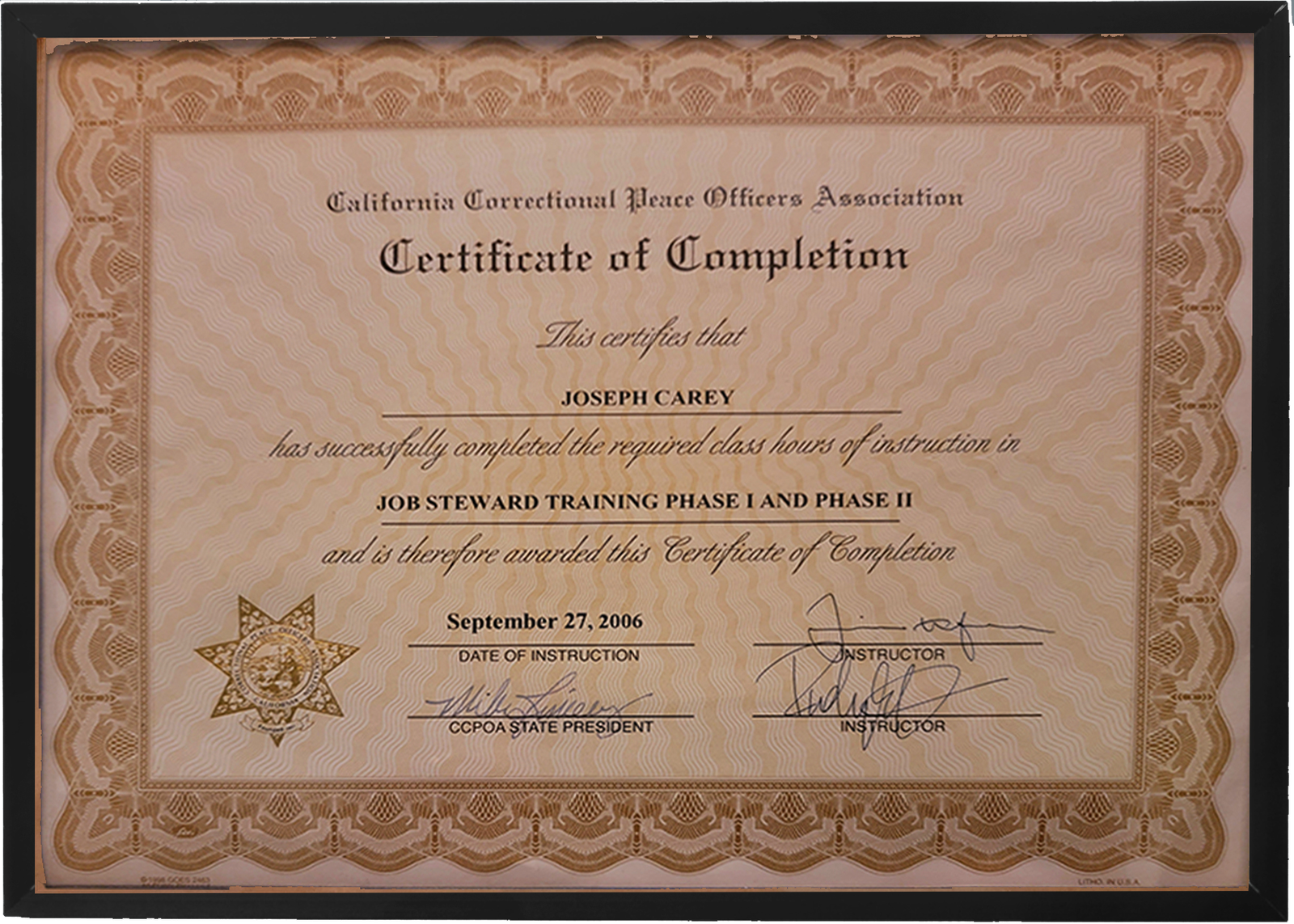 Excellence in Training